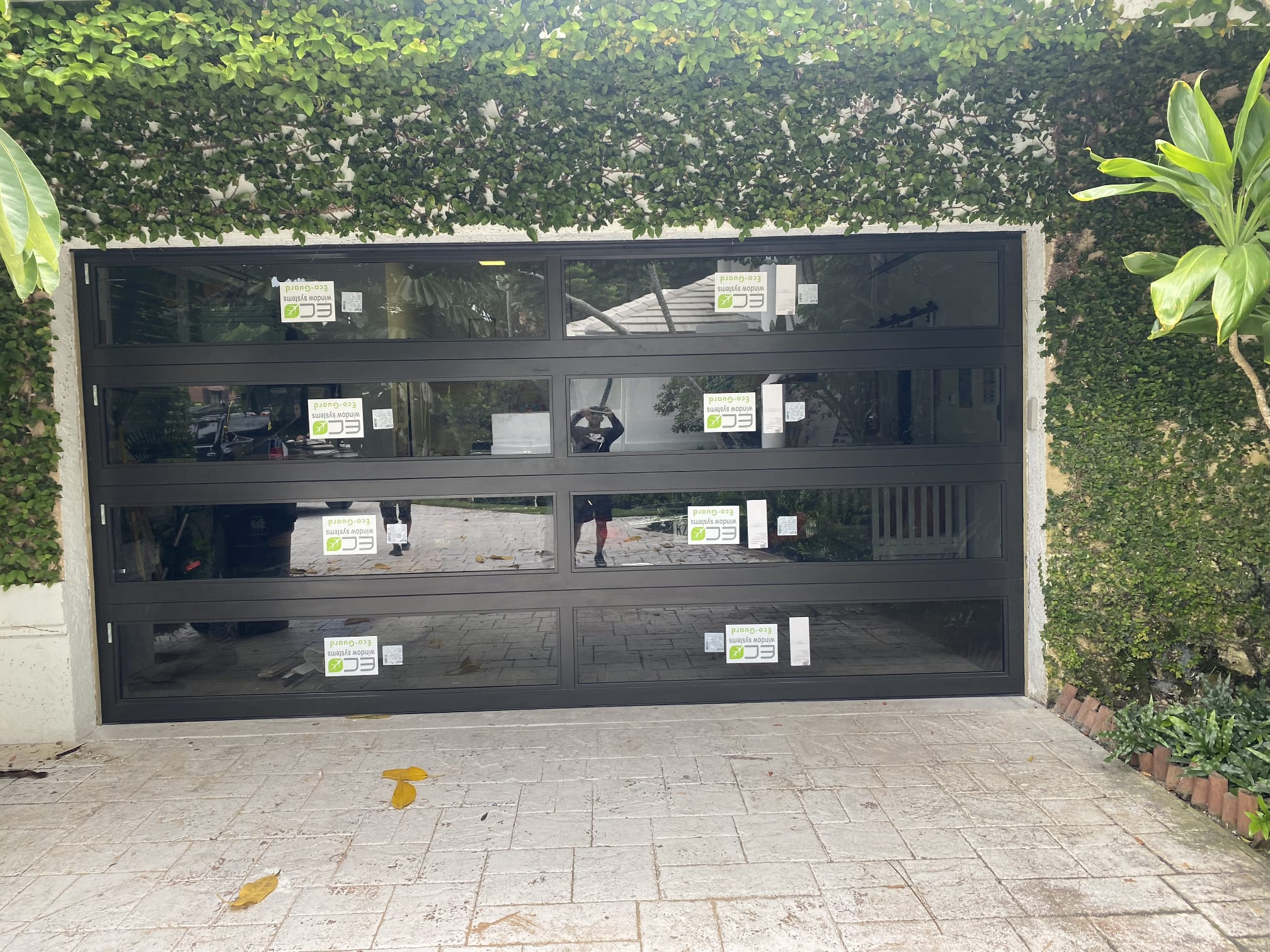 Insulated garage door